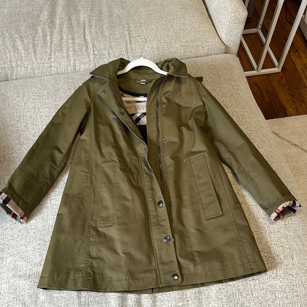Burberry Britt Bowpark' Raincoat with Liner